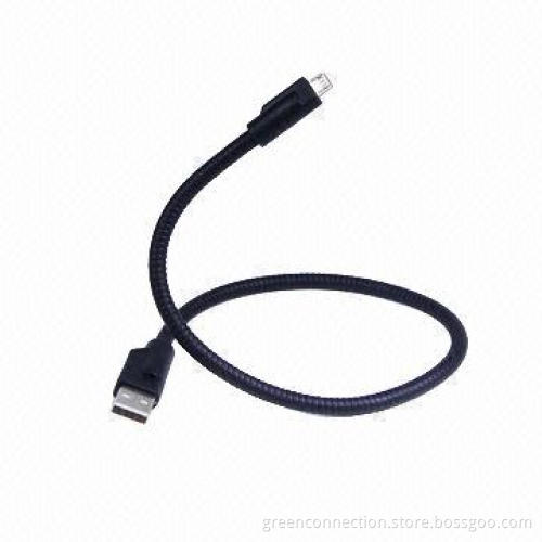 USB to Micro USB Stiff Cable, 45cm